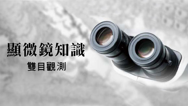 雙目顯微鏡的觀測