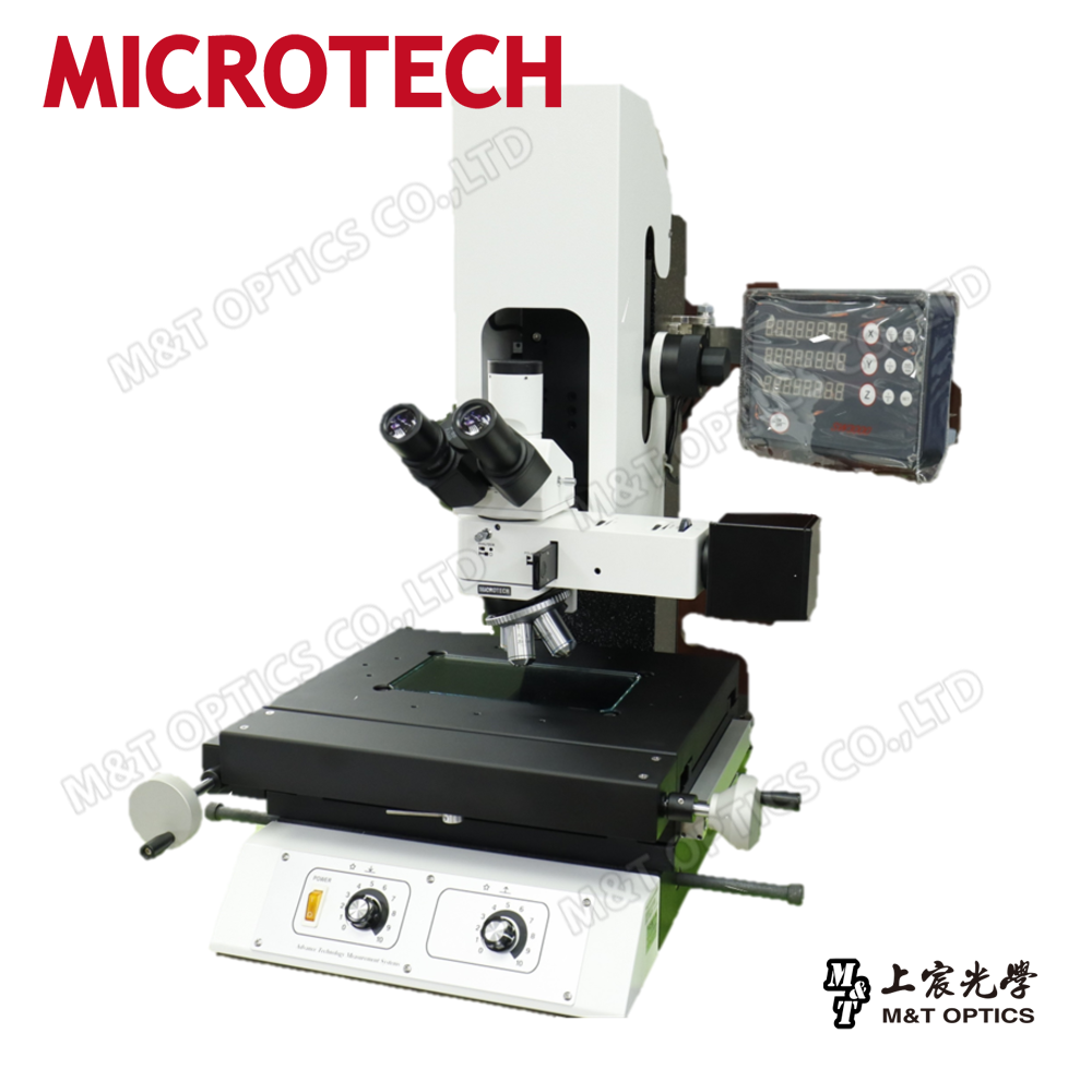 MICROTECH ANQ 2010 HD MX50 Industrial Microscope-200x100mm Large Travel Optical Scale Platform, Computer Measurement
