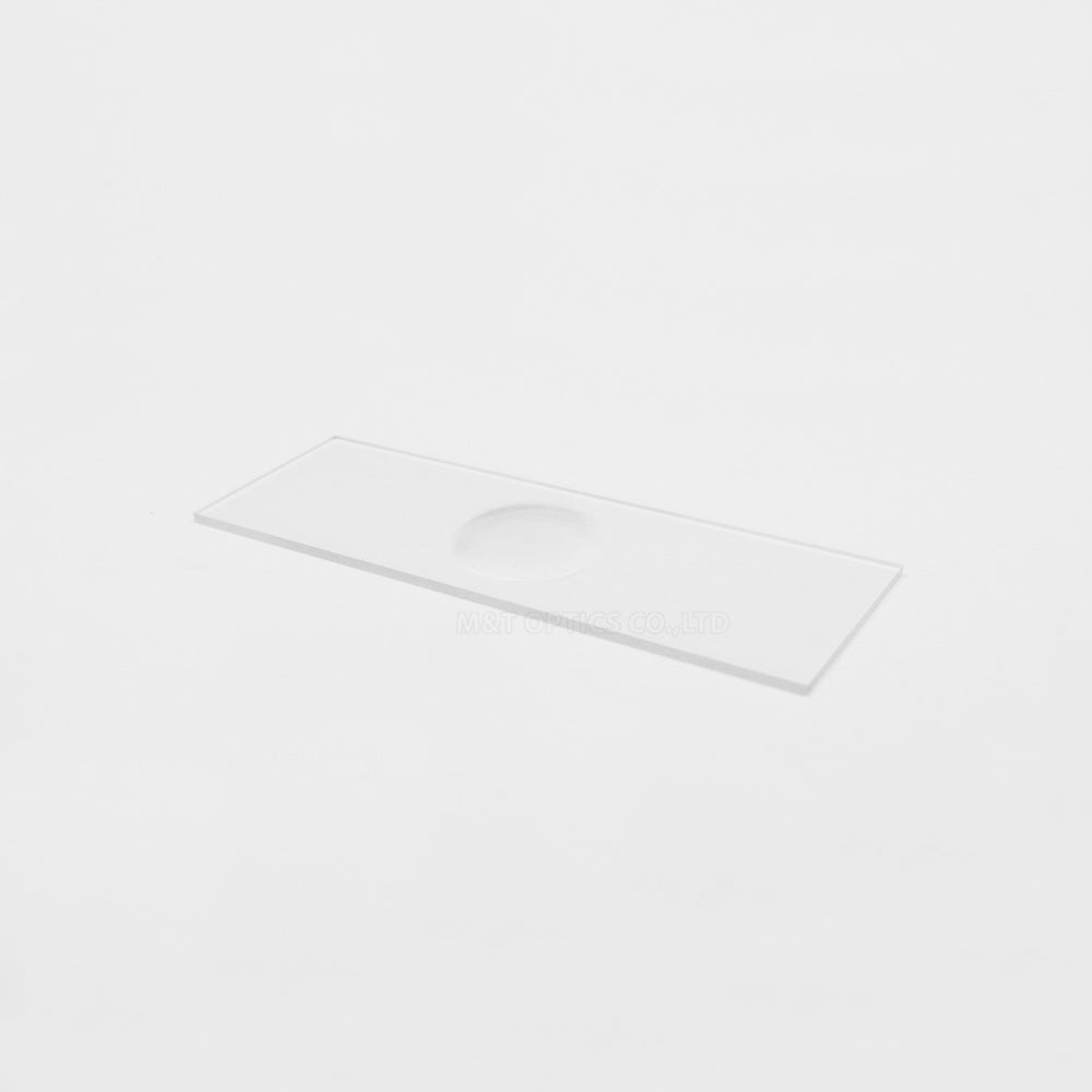 Grooved glass slide 26X76mm 1 piece Made in Germany