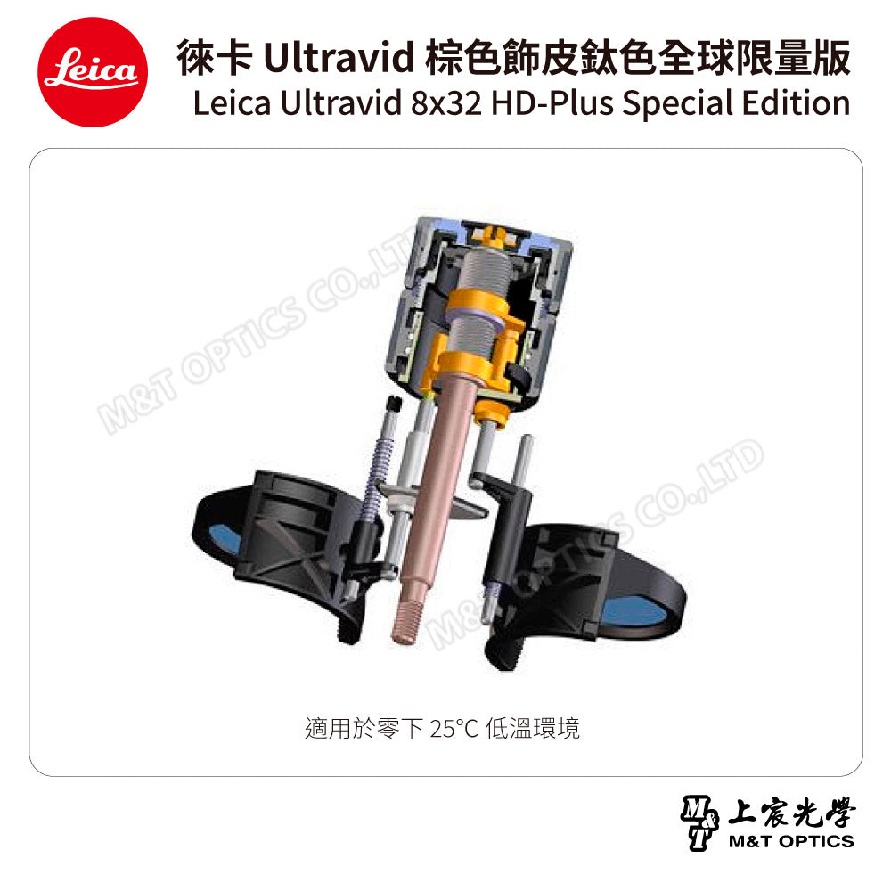LEICA Ultravid 8x32 HD-Plus 棕色飾皮鈦色特別版「全球限量版」- 總代理公司貨