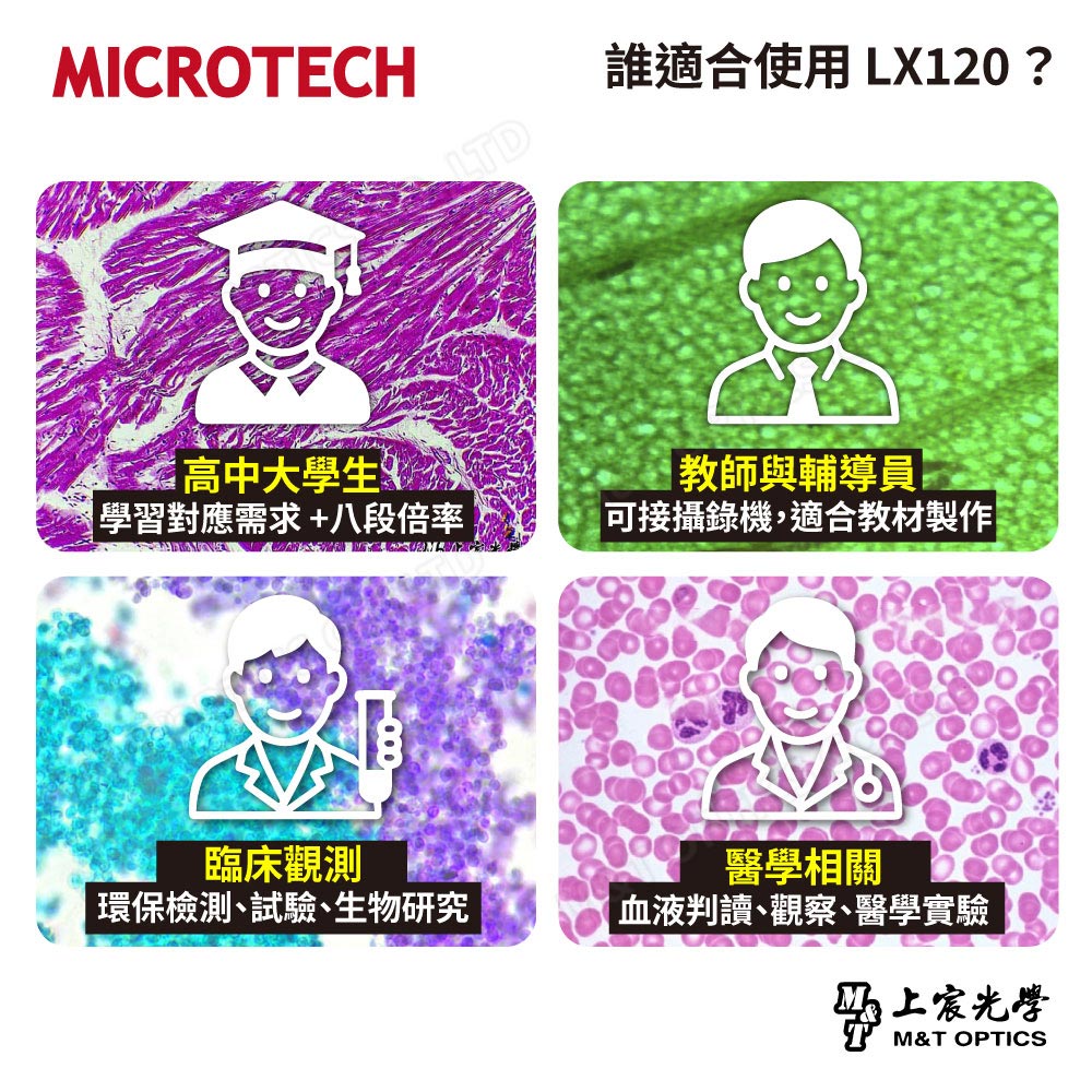 MICROTECH LX120 雙目生物顯微鏡