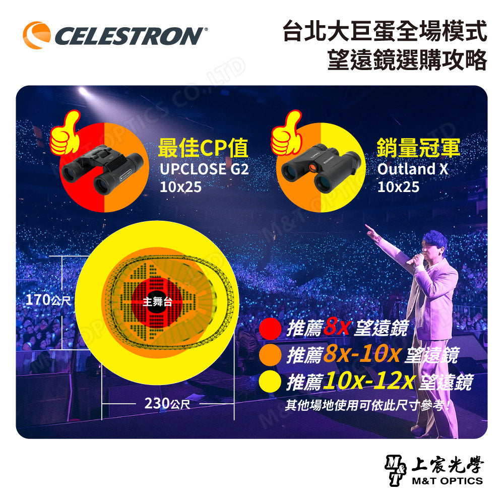CELESTRON UPCLOSE G2 10X25 雙筒望遠鏡