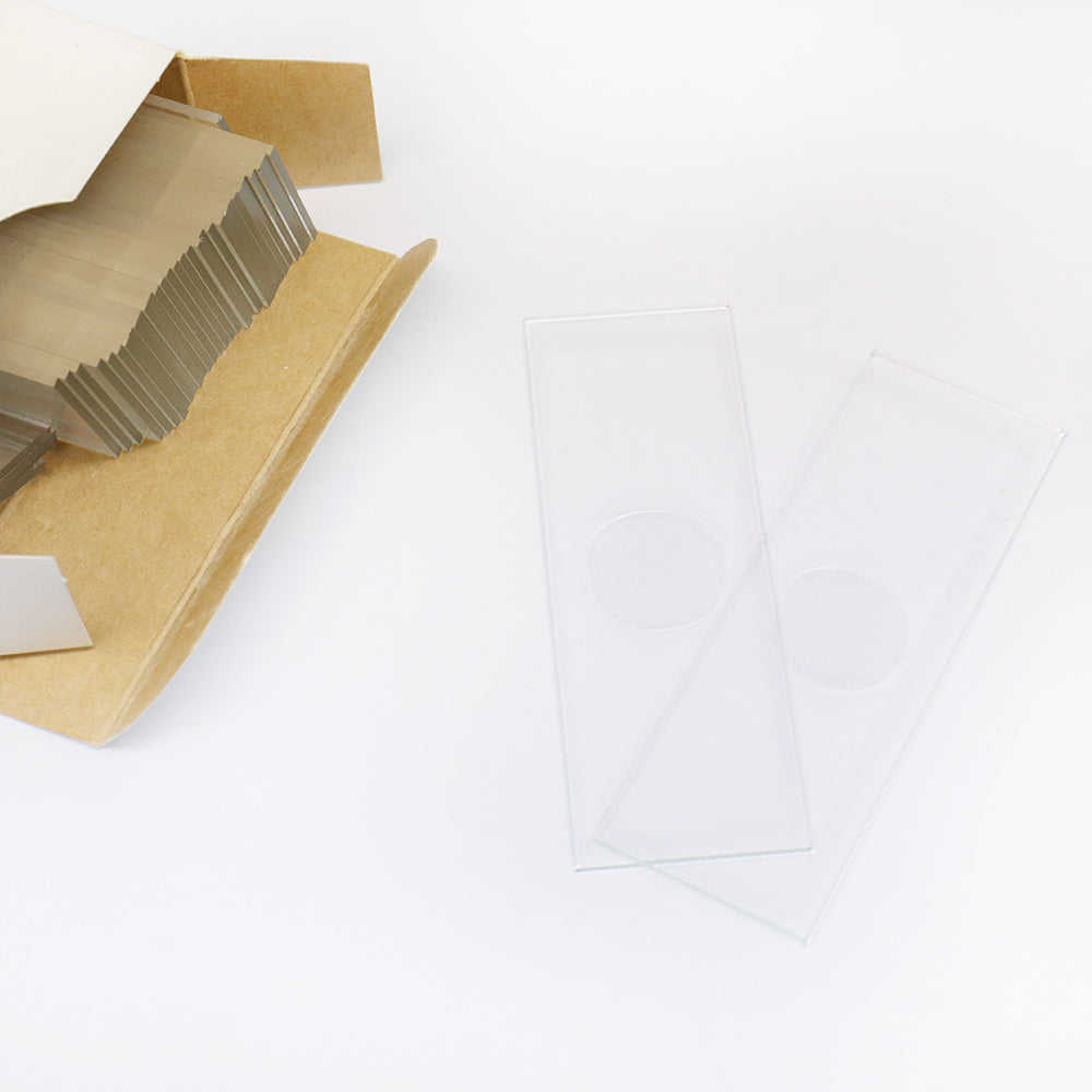 Grooved glass slide 26X76mm 1 piece Made in Germany