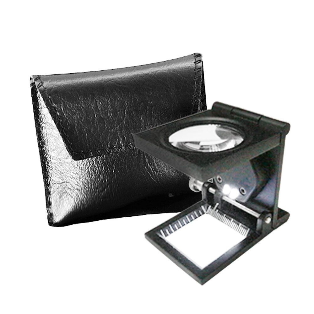 8D foldable optical cloth mirror (with scale + LED lighting)
