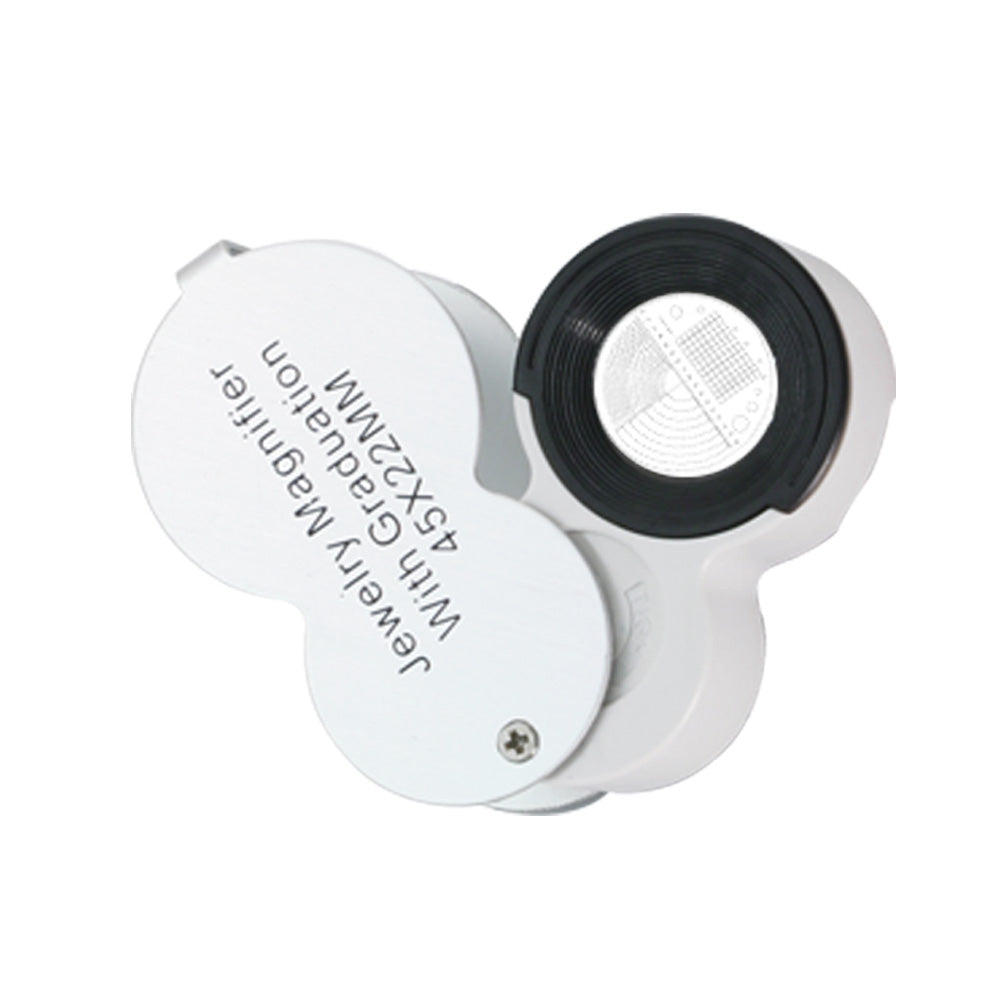 LED light source jewelry magnifying glass-with scale