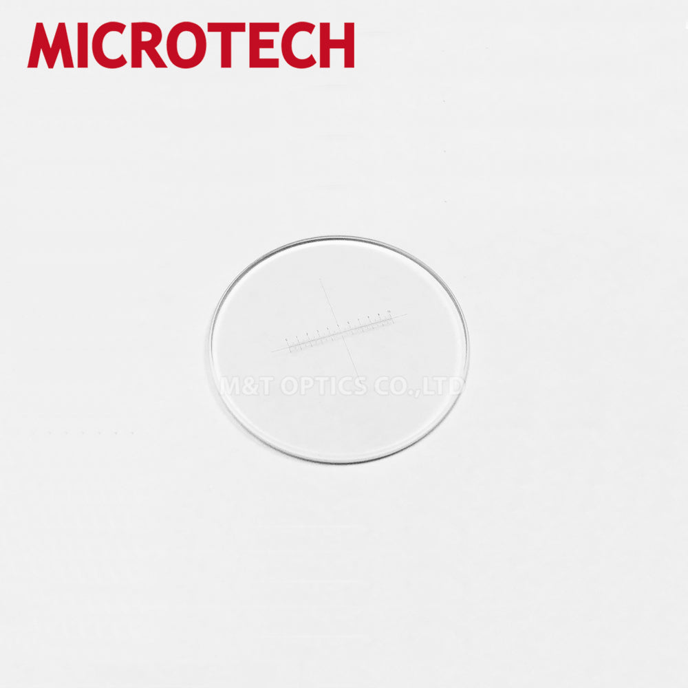 MICROTECH Eyepiece Micrometer-Cross Uniaxial/DIV=0.1mm