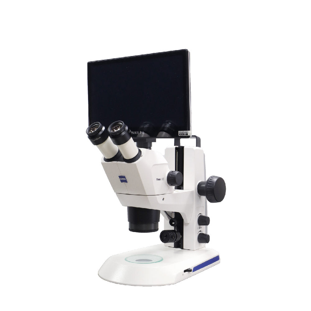 ZEISS STEMI 305T.EDU.PAD Trinocular Stereo Microscope (Windows Tablet PC Type)-original warranty company goods