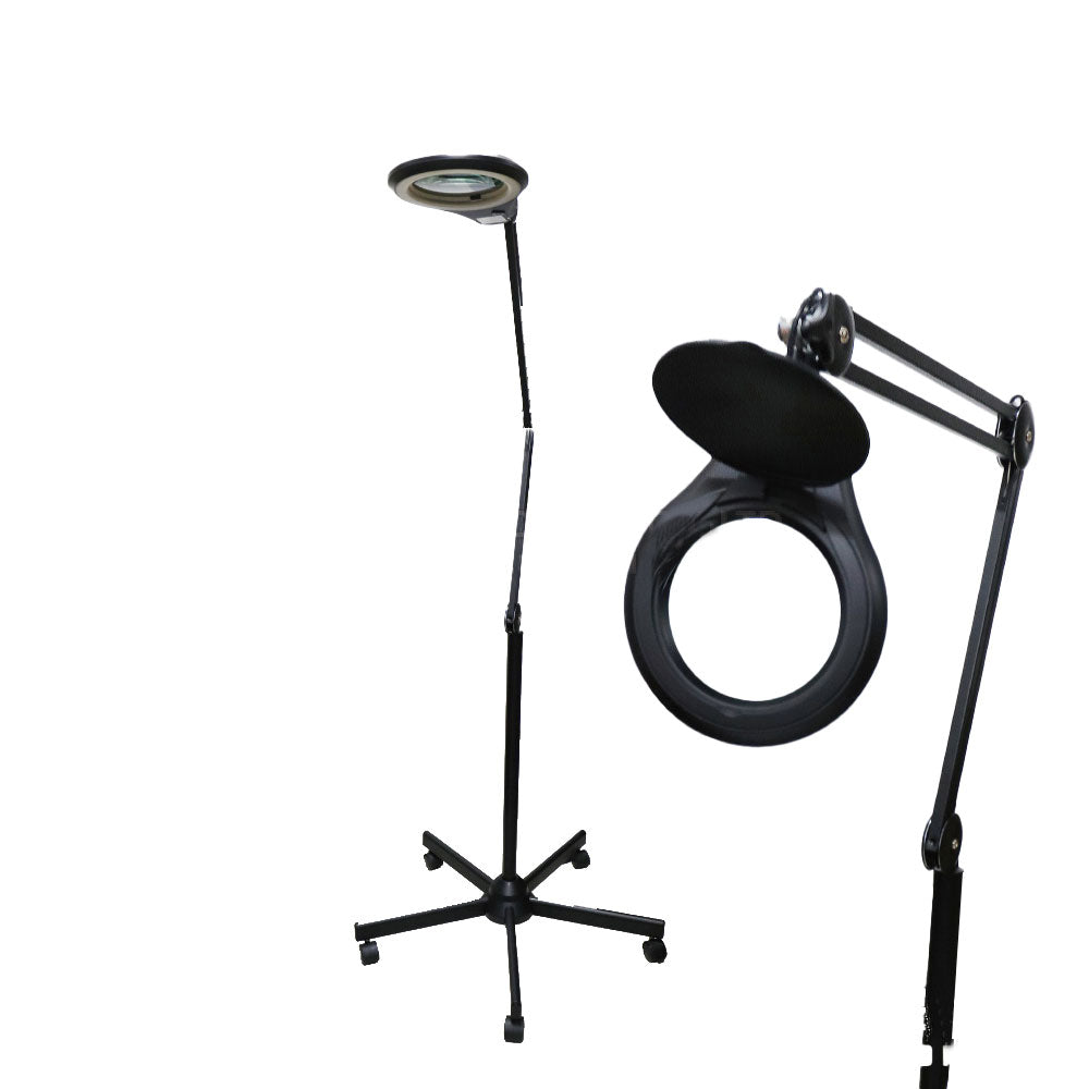 MICROTECH ESD-MGW93-F-3D LED magnifying glass lamp-floor type (black)