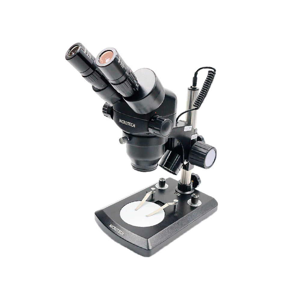 MICROTECH SZ5 binocular stereo (anatomy) microscope-up and down light base combination-original one-year warranty