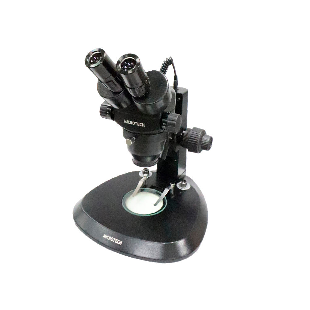 MICROTECH SZ5 binocular stereo (anatomy) microscope-up and down light base combination-original one-year warranty
