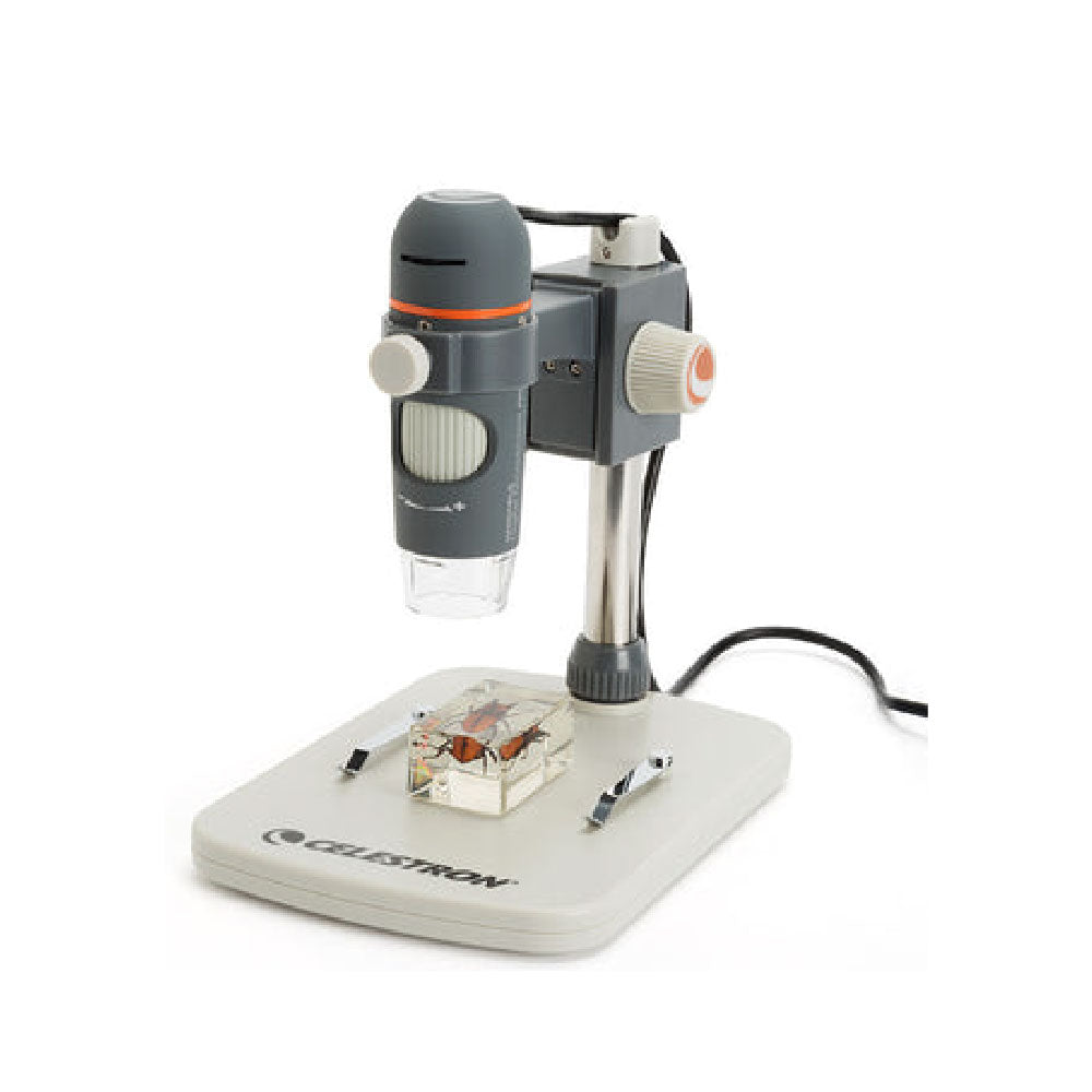 Celestron Handheld Digtal Pro handheld microscope-USB transmission with lifting and lowering focus base-Shangchen Optical Taiwan general agent