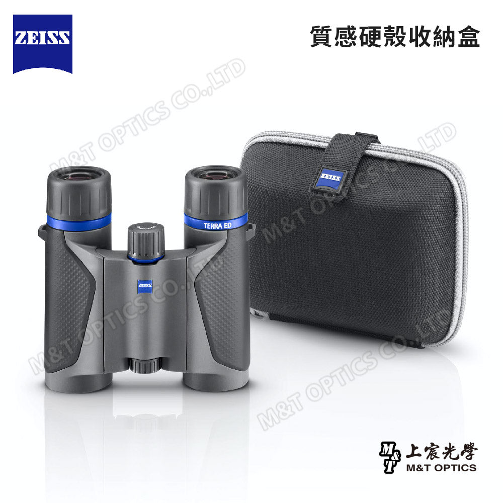 ZEISS Terra ED Pocket 10x25 德國蔡司雙筒望遠鏡-黑(ED超低色差鏡片、充氮防水機身)-公司貨保固