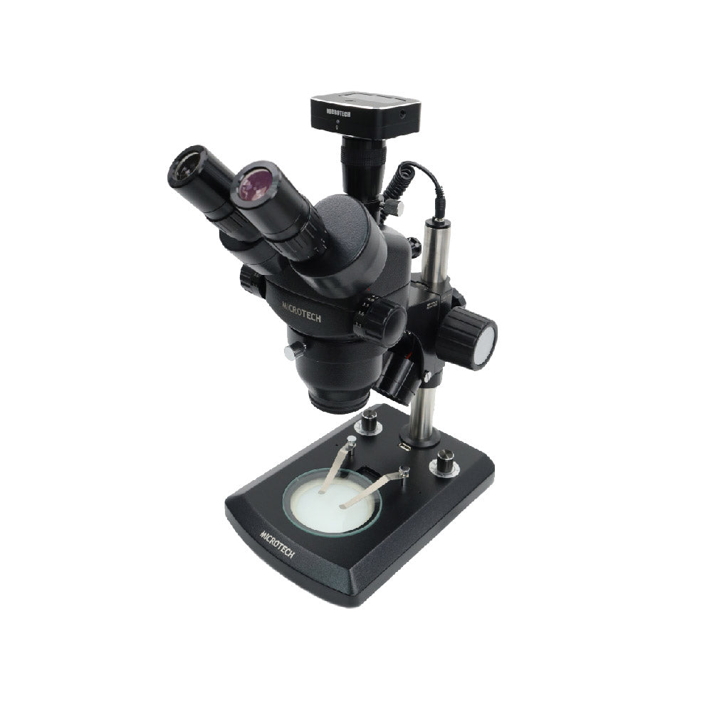MICROTECH SZ5T.588 WiFi wireless microphotography multifunctional digital stereo (anatomy) microscope - top and bottom light base combination