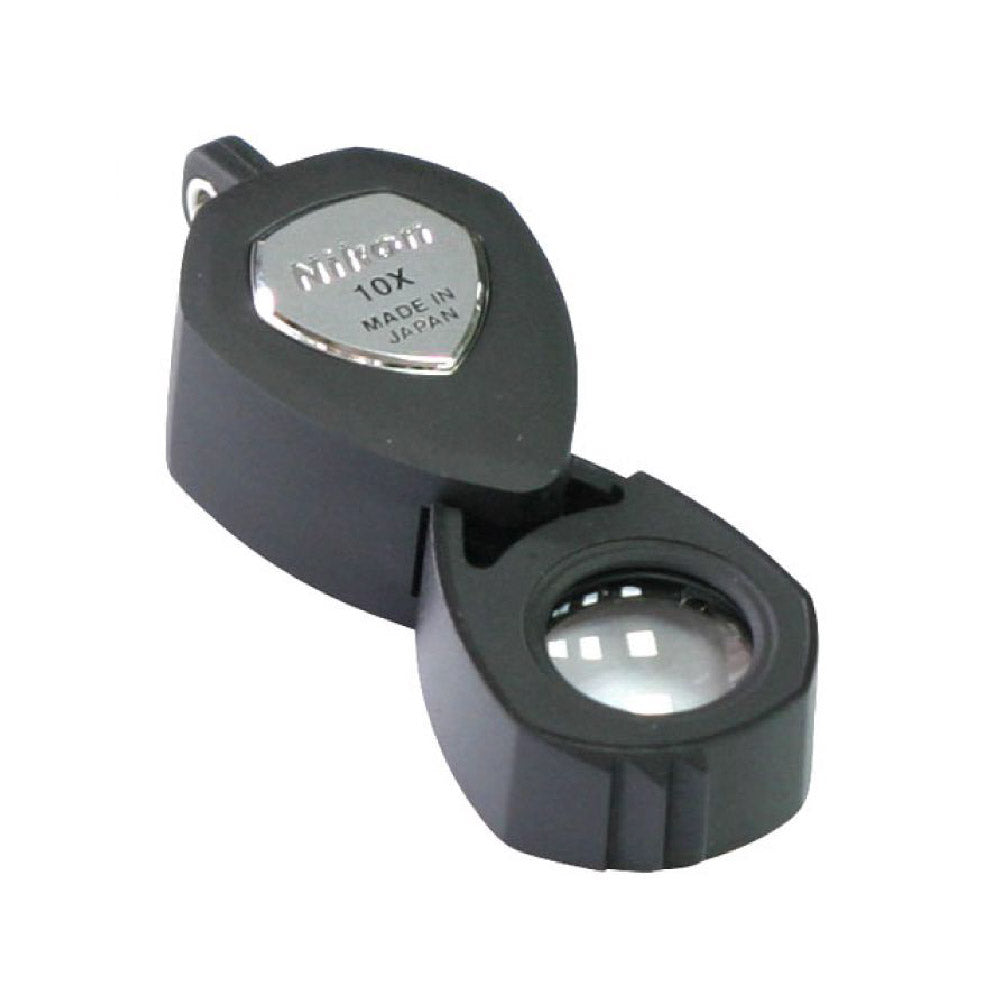 NIKON PRECISION LOUPE 10X jewelry magnifying glass-original warranty company goods