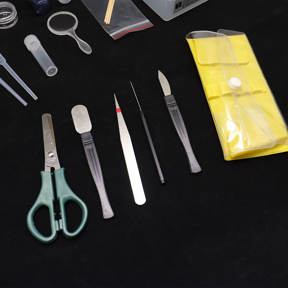 D1500-UPX biological microscope photography value set (including mobile phone holder, experimental tool set, lens wiping pen)