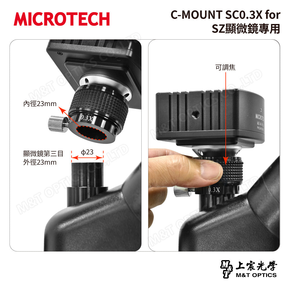 MICROTECH C-MOUNT SC for SZ顯微鏡專用