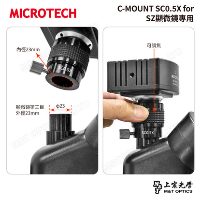 MICROTECH C-MOUNT SC for SZ顯微鏡專用