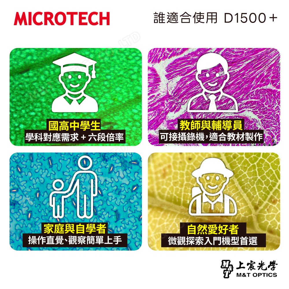 MICROTECH D1500 multifunctional student microscope