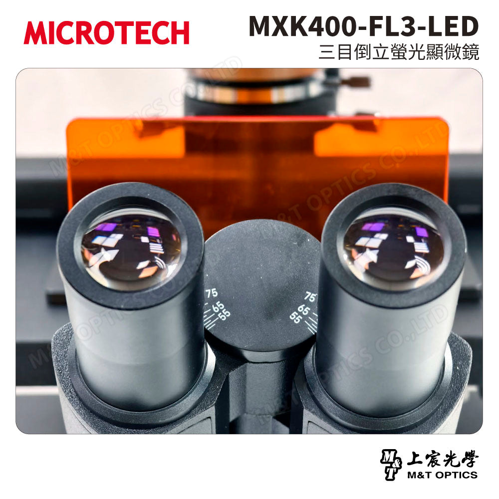 MICROTECH MXK400-FL3-LED 三目倒立螢光顯微鏡