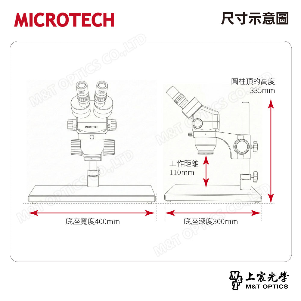 MICROTECH SZ2-SN binocular stereo microscope-original factory warranty for one year 