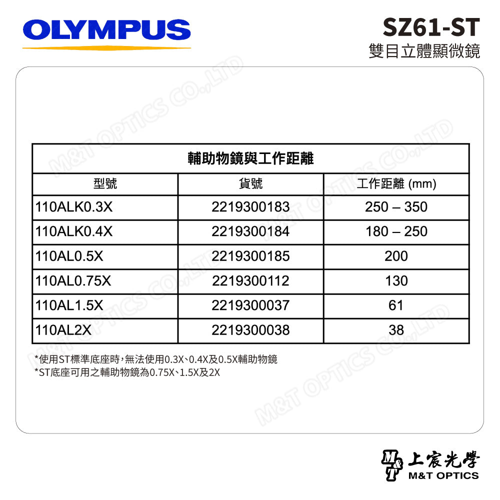 OLYMPUS SZ61-ST 雙目立體顯微鏡
