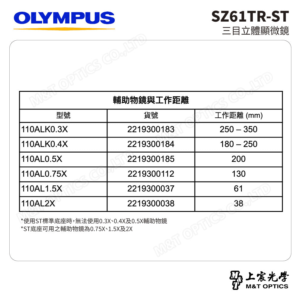 OLYMPUS SZ61TR-ST 三目立體顯微鏡