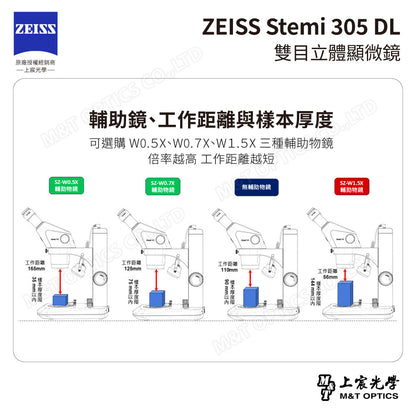 ZEISS 蔡司 Stemi 305 DL雙目立體顯微鏡(台灣公司貨保固)