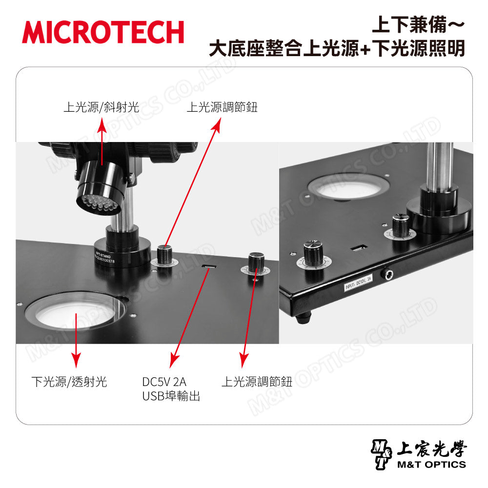 MICROTECH TD8-SFT 三目立體顯微鏡