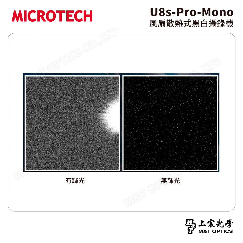 MICROTECH U8s-Pro-Mono 風扇散熱式黑白攝錄機