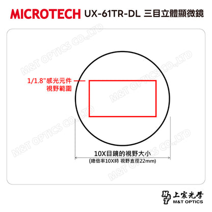 MICROTECH UX-61TR-DL 三目立體顯微鏡
