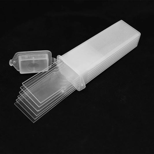 Grooved slides 26X76mm 6 pieces (box) Made in Germany (with storage box) 