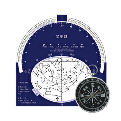 簡易星座盤+指北針 優惠組