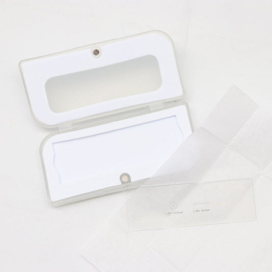 MICROTECH glass slide micrometer/DIV=0.1mm+0.01mm 