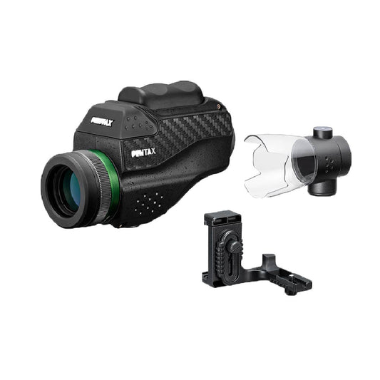 PENTAX 賓得士 VM 6x21 WP 防水微距單筒望遠鏡-顯微攝影組(台灣總代理公司貨)