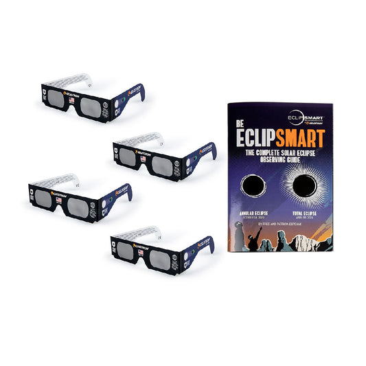 CELESTRON EclipSmart Solar Glasses (4pc Pack with Eclpbook )太陽觀察眼鏡4入+日食指南手冊(上宸光學台灣總代理)