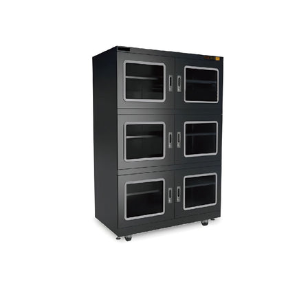 微電腦防潮櫃 ESD-A15B-6抗靜電無中柱專業六門型