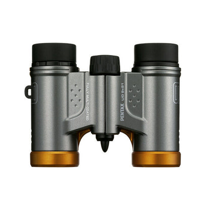 PENTAX 賓得士 UD 9x21 雙筒望遠鏡(灰橙)(台灣總代理公司貨)