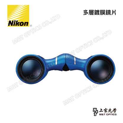 巨蛋演唱會必備~Nikon Aculon T02 8X21 繽彩系列迷你望遠鏡-藍 (總代理公司貨)