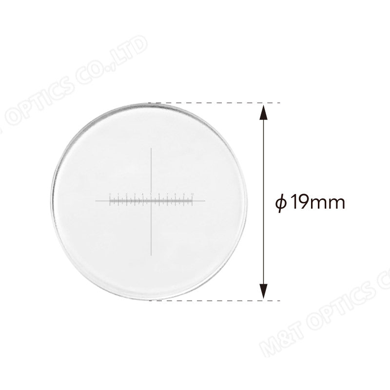 MICROTECH 目鏡測微尺-十字單軸/DIV=0.1mm
