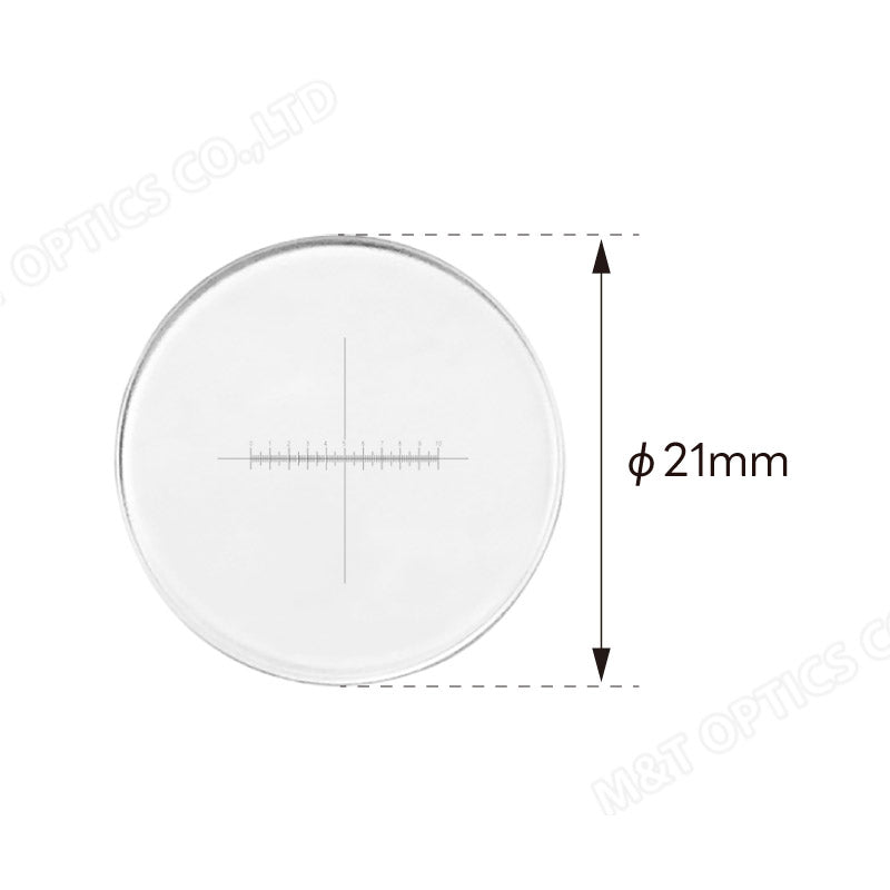 MICROTECH 目鏡測微尺-十字單軸/DIV=0.1mm