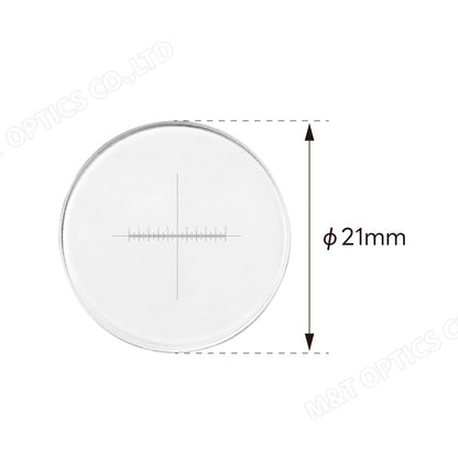 MICROTECH 目鏡測微尺-十字單軸/DIV=0.1mm