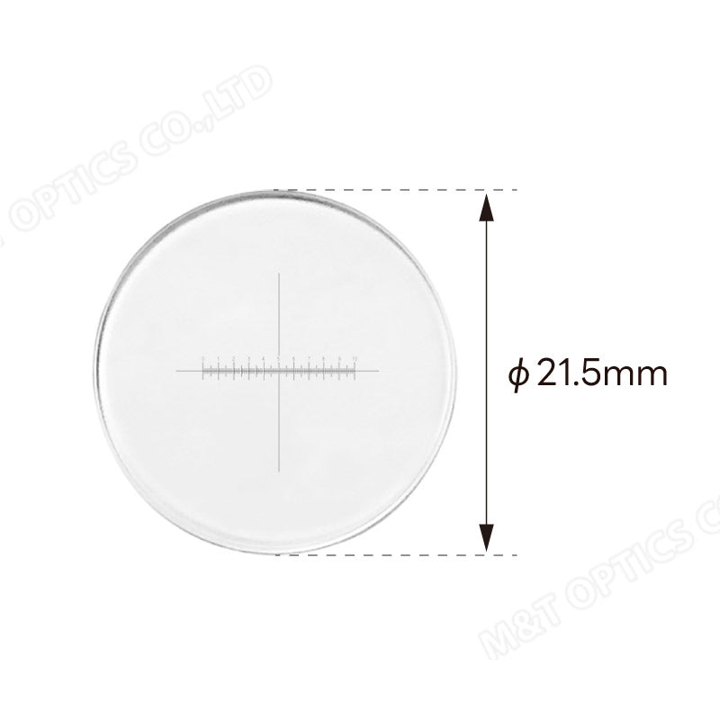MICROTECH 目鏡測微尺-十字單軸/DIV=0.1mm