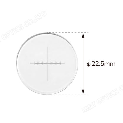 MICROTECH 目鏡測微尺-十字單軸/DIV=0.1mm