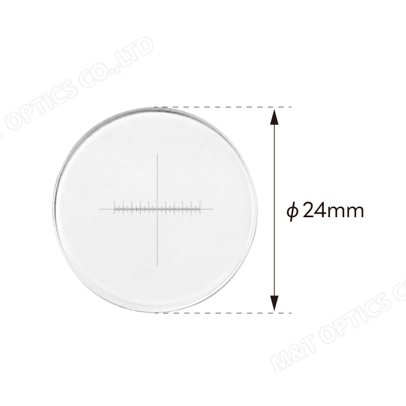 MICROTECH 目鏡測微尺-十字單軸/DIV=0.1mm