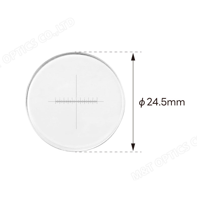 MICROTECH 目鏡測微尺-十字單軸/DIV=0.1mm