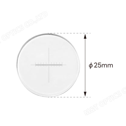 MICROTECH 目鏡測微尺-十字單軸/DIV=0.1mm