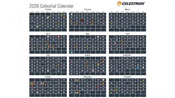 2026 CELESTRON 天文年歷 Celestial Calendars