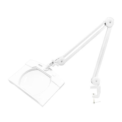 MICROTECH MGW92-C-3D LED magnifying glass lamp-clamp table type (white) 